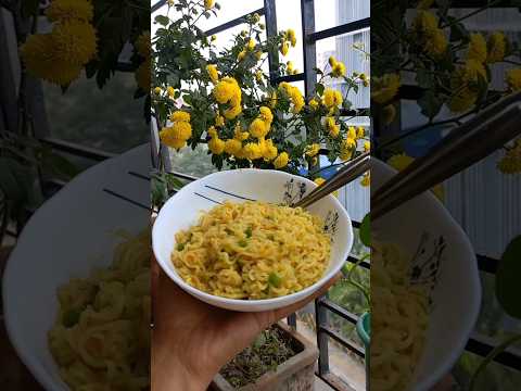 foggy morning me garam garam maggie..super tasty👌