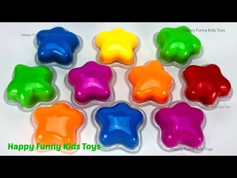 Learn Colors with Gak Slime Surprise Toys