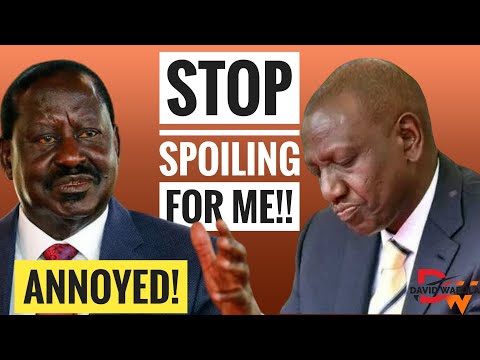 REPORTS RAILA LECTURED PRESIDENT RUTO FOR SABOTAGING HIS A U BID!!