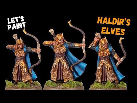 How to paint Haldir's Elves  - The Lord of the Rings Middle Earth SBG