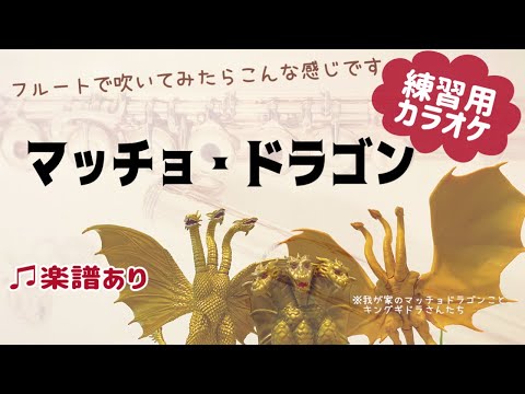 【伴奏】マッチョ・ドラゴン【楽譜あり】