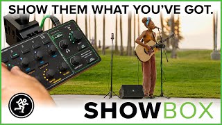 Mackie ShowBox Battery-Powered All-in-One Live Performance Rig with Breakaway Mix Control