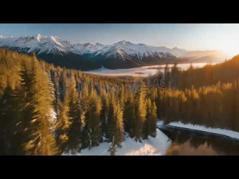 Breathtaking 4K Drone Footage of a Mountain Sunrise | Ultra HD Nature Views #RoyaltyFree"