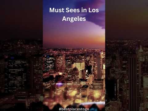 Must Sees in Los Angeles #travel #sightseeing #traveling #losangeles #places