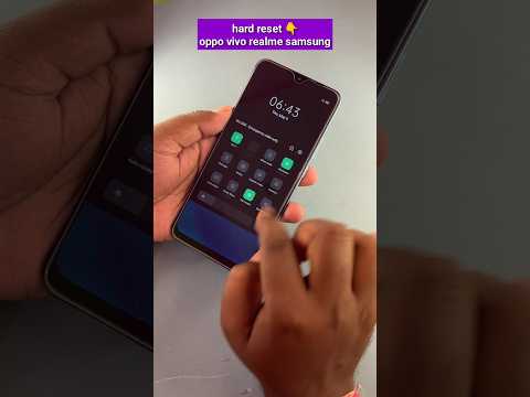 how to hard reset oppo vivo realme samsung without pc 2024 | #unlockallmobile #shorts