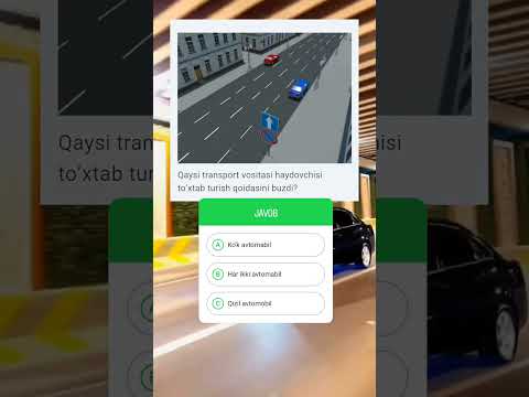 Yangi testlar chiqishi uchun obuna bo'ling ✅ #avtotest #avtomaktab
