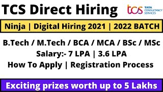 TCS HackQuest Season 6 | Ninja | Digital Hiring |  2021 | 2022 BATCH Many Courses Eligible Apply Now