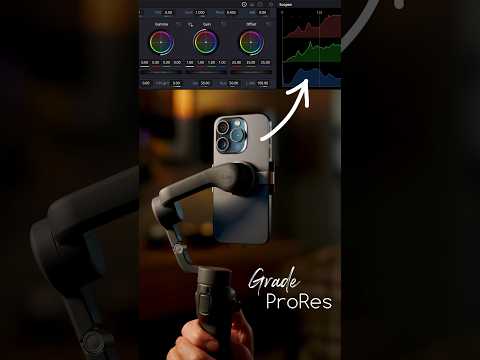 How to Colour Grade iPhone15 LOG Footage - for FREE!