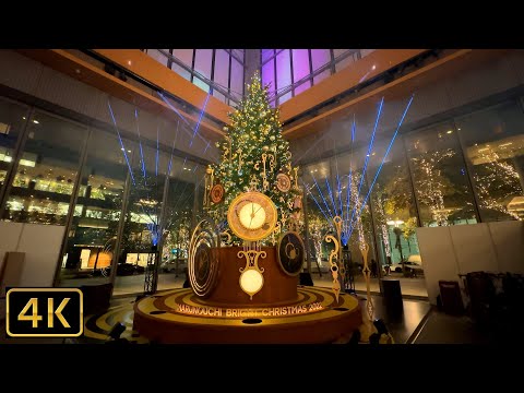 4K【ユーミンのクリスマスツリー②】Marunouchi Bright Christmas 2022 ～YUMING 50th BANZAI！～ 2022.11.10 @丸ビル1F マルキューブ