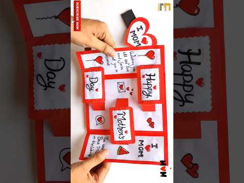 Mother's day card ideas handmade 2024 / Mother's day card #shorts #shortvideo