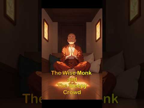 Lord Buddha:the Wise Monk and the Sleepy Crowd #buddha #best5thoughtoflordbuddha #lordbuddha