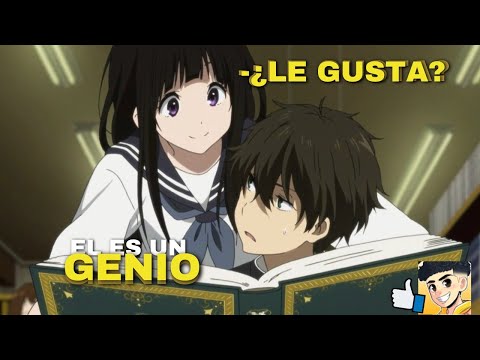 ¡DETECTIVE de la FACULTAD! 😴 De Perezoso Estudiante a Genio ¡La HISTORIA de Hyouka!  ANIME RESUMEN