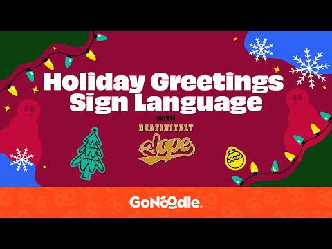 Holiday Greetings Sign Language