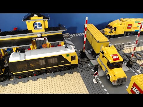 LEGO Train Railroad Tractor Flatbed Transport Wagon 4543