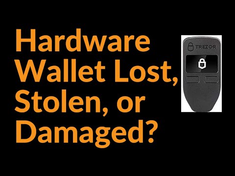 What To Do If Your Hardware Wallet Is Lost, Stolen, or Damaged