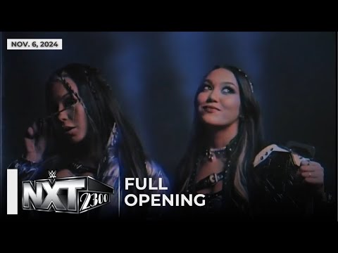 OPENING — WWE NXT 2300 from the ECW Arena: Nov. 6, 2024