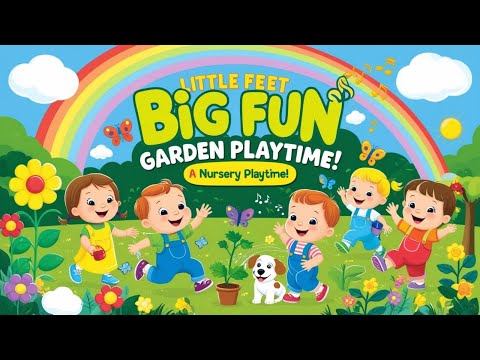 Little Feet Big Fun|| Garden Playtime|| Wow Babies|| Nursery Song For Kids|#kidssongs