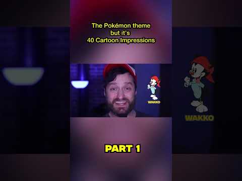 Pokemon theme song but it's 40 cartoon impressions (Part 1)