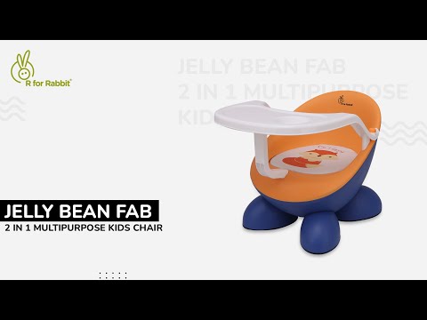 R for Rabbit Jelly Bean Fab 2 in 1 Multipurpose Kids Chair and Meal Chair Installation Video