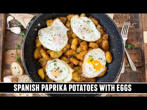 Spanish Paprika Potatoes with Eggs | INSANELY Delicious & Easy Recipe