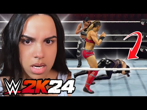 WWE 2K24 MyRISE #8 - I HAD TO OVERCOME THE ODDS IN A HANDICAP MATCH!!