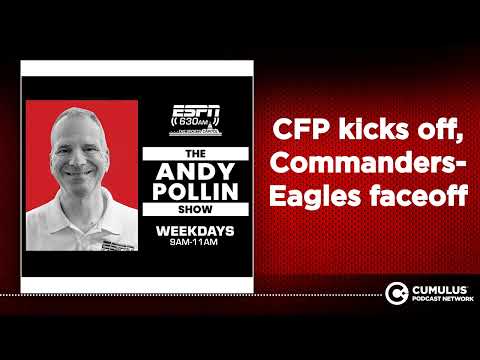 CFP kicks off, Commanders-Eagles faceoff