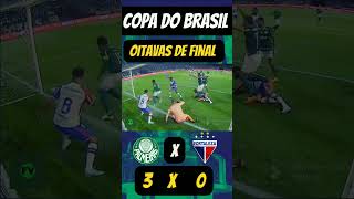 Copa do Brasil - Plameiras 3 x 0 Fortaleza - gols do jogo #golsdojogo #copadobrasil #shorts