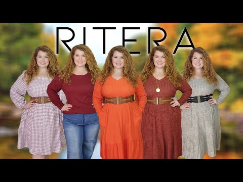 Ritera Plus Size Fall Try-On Haul | September 2024 #ritera #riteraplus