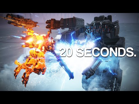 Armored Core 6 CATAPHRACT Boss in 20 Seconds (with melee)