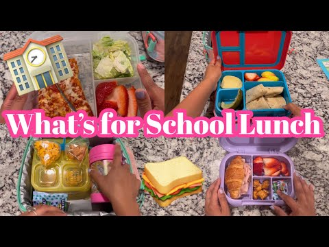 What’s for School Lunch this Week?! / Realistic School Lunchbox Ideas / Bento Lunchbox Ideas