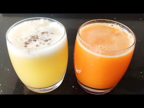 Healthy drink recipe | no added sugar | Orange juice recipe | Pineapple juice