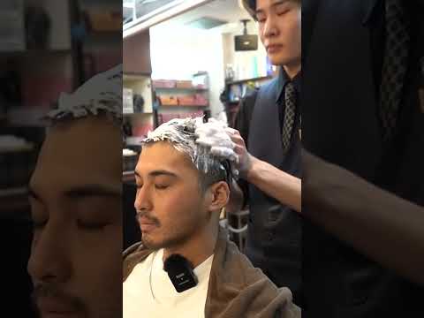 理髪店のシャンプー総集編  #asmr #barber #シャンプー