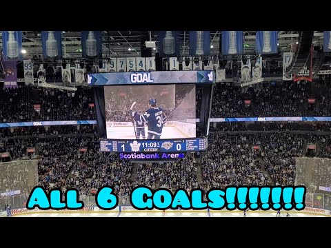 ALL 6 LEAFS GOALS LIVE!!!!!! Vs Los Angeles Kings October 16th 2024