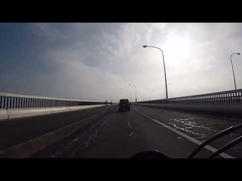 20231105CT125ハンターカブ琵琶湖大橋