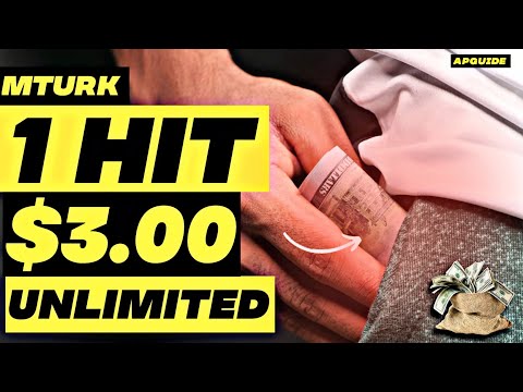 Mturk Best Hits Earn $100 Per Day |  #mturk #earnmoneyonline #makemoneyonline