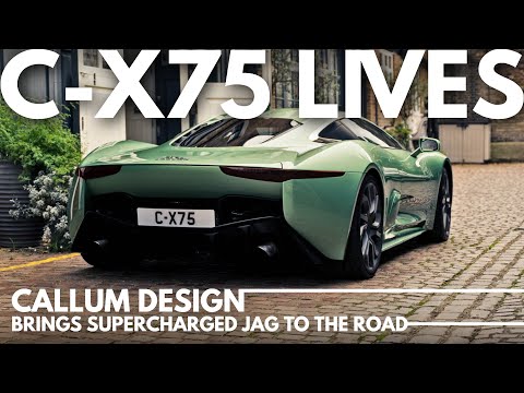 CX75 LIVES! | Callum Designs Bring Jaguar C-X75 To Life With 600 BHP Supercharged V8 | Supercar News