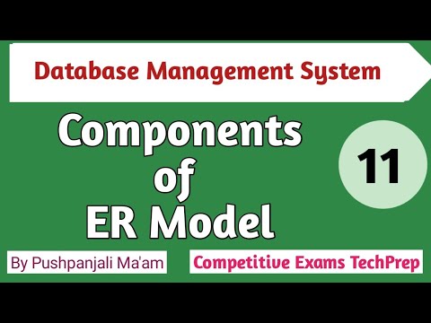 Components of Er model | Entity | Attribute | Relationship in DBMS in Hindi