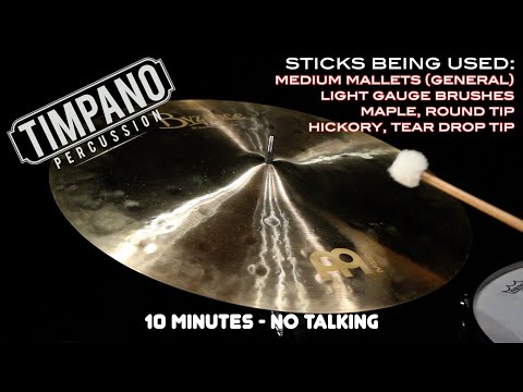 10 Minutes with - Meinl Byzance Jazz Medium Thin 22in Ride