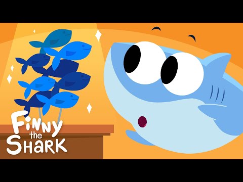 I See Something Blue | Finny The Shark | Colors Song for Kids