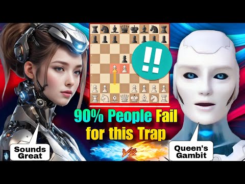 Stockfish 17 Played SECRET Queen's Gambit TACTICS AND TRAPS Against LeelaZero You Must Know | Chess