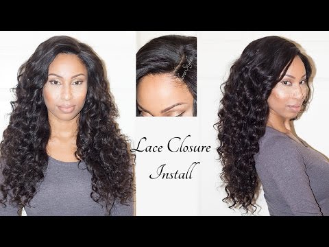 Lace Closure Sew In Weave Install