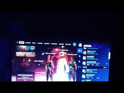 Playing fortnite!