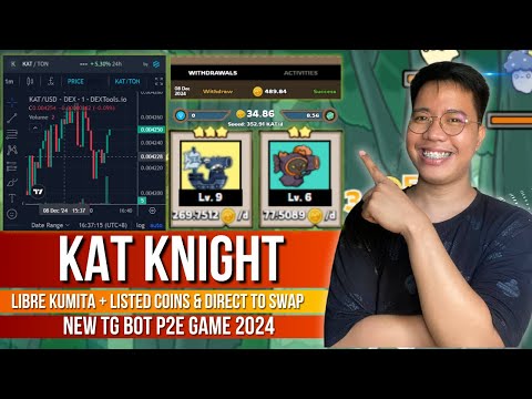 Kat Knight - Php0.25 cents = 1 Token Price Value | New TG BOT Play To Earn Game 2024