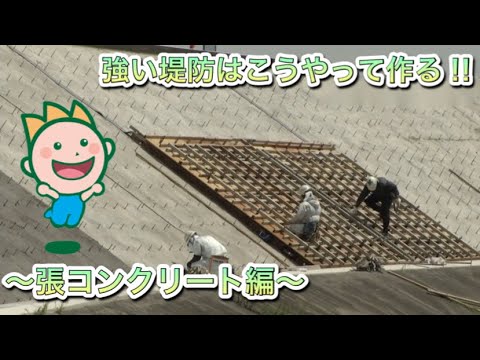 強い堤防はこうやって作る!!～張コンクリート編～