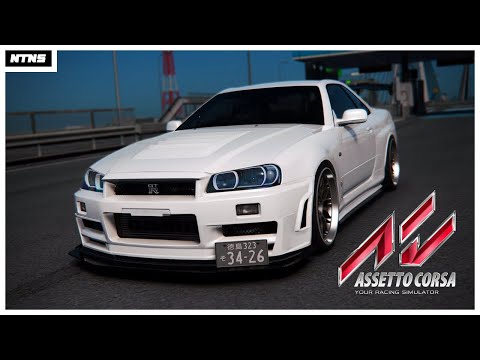 Assetto Corsa Shutoko Revival Project: R34 Skyline GT-R Highway Runs w/Friends!!!