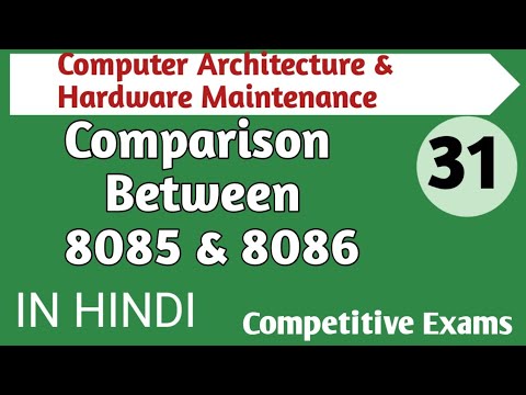 Lec 5.4 Comparison Between 8085 & 8086 in Hindi