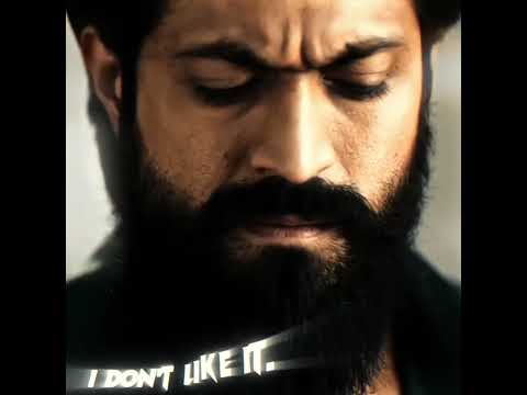 I DON'T LIKE IT.  I AVOID... [ #rockingstaryash #smokingboy #status #shortvideo #kg2  #rocky