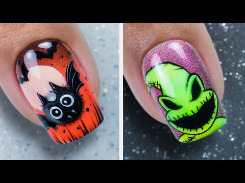 New Nail Art Tutorial 2024 | Best Halloween Nail Art Compilation