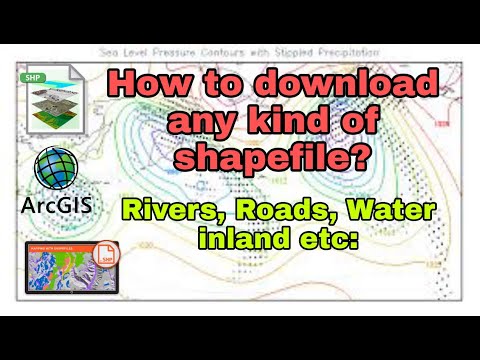 How Download Roads,  Rivers and Any kind of Shapefile for Arc GIS Software? #arcgis #gis