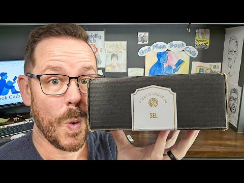 UNBOXING SEL: Watch me open my Year of Sanderson Sel Box!!